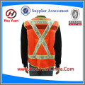 100%polyester mesh reflective safety vest,ANSI /ISEA 2015 Class 2 standard, Six pockets,Zip Fasten,Brand logo can be customized